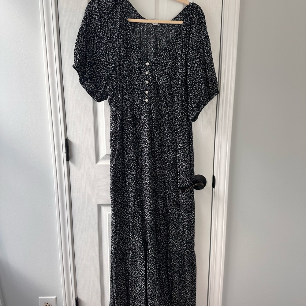 Black Floral Dress